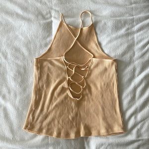 Free People Lace Up Tank